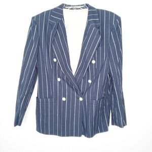 Burberry blue strip blazer